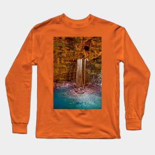 Cenote Sammula. Yucatan. Mexico Long Sleeve T-Shirt